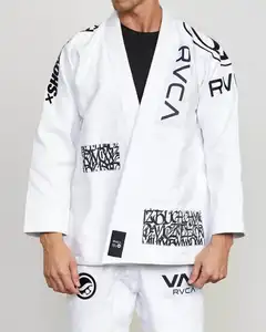 Bjj Gi Brazilian Jiu Jitsu Gi Mutiara Menenun Bjj Jiu Jitsu Kimono Kustom Bordir Patch Gi RVCA Model