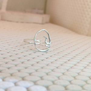 Recién llegado, anillo único hecho a mano de Plata de Ley 925 pura para mujer, regalo para ella - Product Image 2