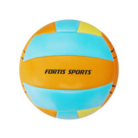 Volley-ball d'entraînement sportif en PVC personnalisé avec mini-logo, couleur sur mesure, Fortis Sports FS-5108, vente en gros