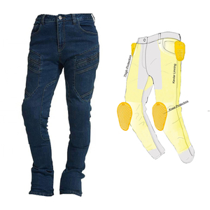Vêtements de sport en jean pour motards, léger et respirant, à séchage rapide, en aramide, pour hommes, meilleur fabricant - Product Image 1