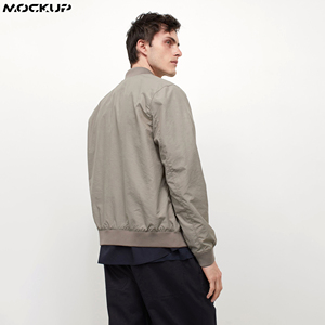 Blouson Bomber d'Hiver pour Hommes, Veste de Baseball en Satin, Broderie de Logo Personnalisé, OEM, Bordures Côtelées Légères, Vente en Gros - Product Image 3