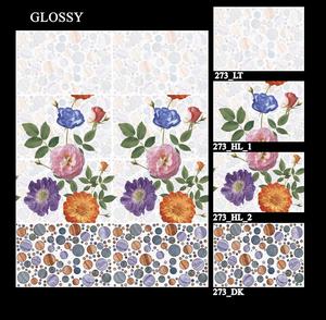 Azulejo de cerámica de baño esmaltado turquesa 300x450mm - Product Image 3