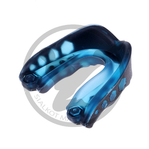 ที่มีคุณภาพสูงดีลักซ์คู่สีเดียวฟุตบอลปากยาม,มวยปากยาม - Product Image 1