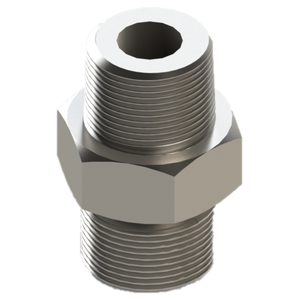 JIS 60 Degree Cone Seat Male to JIS PT BSPT Male Pipe Fitting - Product Image 1