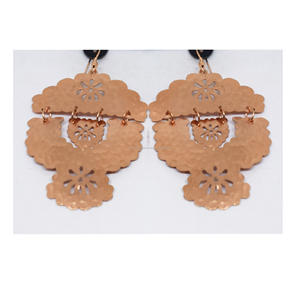 Primavera 2025 joyería de Florida en forma de C resina blanca pendientes de cuentas minimalistas vestido de fiesta de lino joyería pendientes de calabaza de Halloween - Product Image 3