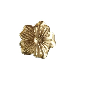 Tuyệt Vời Hoa Thiết Kế Tay Nắm Cửa Bộ 2 Cho Nhà Đồ Nội Thất Khách Sạn Cửa Cửa Cửa Xử Lý Đơn Giản Rắn Thiết Kế Kim Loại Núm Xử Lý Núm - Product Image 2