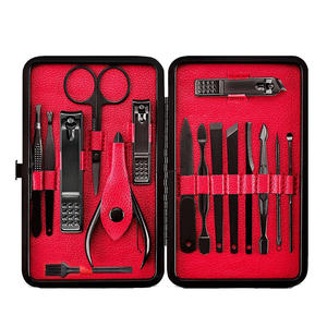 Manicure and Pedicure Instrument Kit with Steel Tools Manual Power Source Convenient Storage <b>Bags</b> - Product Image 1