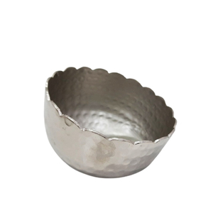 Cuenco redondo de Metal para utensilios de cocina, con Base, diseño único, para servir, mezclar frutas, ensaladera, dorado, personalizado, hecho a mano - Product Image 5