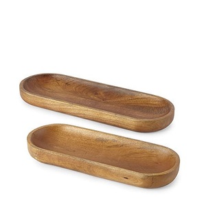 100% Dark <b>Wood</b> Dough <b>Bowl</b> Kitchen <b>Large</b> Salad Dough Serving Style Solid <b>Wood</b> Decorative Dough Tray for Best Color - Product Image 4