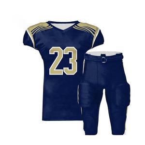 Uniforme de football américain de taille personnalisée 2022 pour adultes Spandex avec logo personnalisé Vêtements de sport désignés Plus Size Option - Product Image 2
