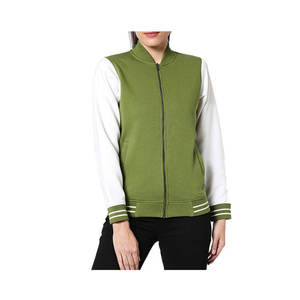 Custom Embroidery <b>Patches</b> Letterman Varsity Baseball Jackets Winter Woolen <b>Body</b> Cotton Filling Woolen Sleeves Waterproof - Product Image 5