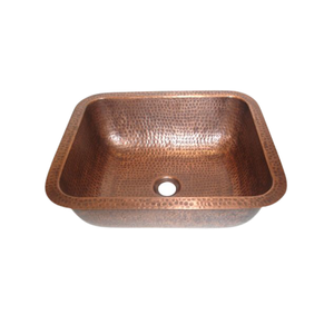 Évier de cuisine en cuivre de qualité supérieure Design tendance Évier de lavabo de cuisine de salle de bain de forme rectangulaire à vendre - Product Image 5