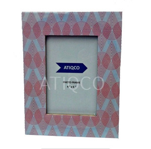 Handmade Elegant Blue White MDF Picture <b>Frame</b> Classical Wooden Design Digital Print Lacquer Finish Naturals Wood <b>Photo</b> <b>Frame</b> - Product Image 2