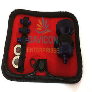 Juego de transferencia de grasa manual de acero inoxidable NANO con 4 adaptadores anaeróbicos y 3 filtros/cartuchos reutilizables - Product Image 3