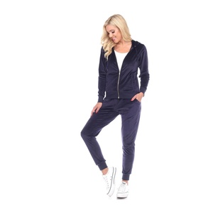 Now tendencias-Conjuntos de dos piezas para mujer, trajes ajustados con cremallera, chándal con capucha y cremallera completa, dobladillo acanalado y puños con bolsillos laterales y traseros - Product Image 5