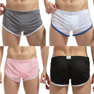 Boxers pour hommes personnalisés 2022 en gros, avec logo sur la ceinture, imprimé cachemire, en Spandex et Polyester, grandes tailles - Product Image 3