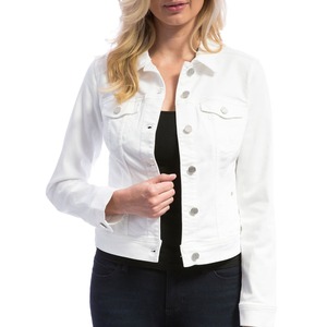 เสื้อแจ็คเก็ตยีนส์ผู้หญิง,เสื้อยีนส์แขนยาวมีความสุข - Product Image 5