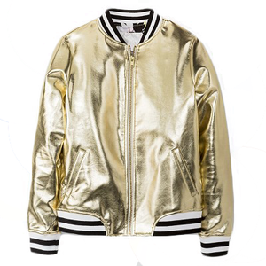 Vestes brillants pour femmes, en cuir de style personnalisé, à la mode avec doublure chaude, jupes en cuir - Product Image 3