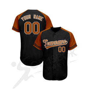 Camiseta deportiva de béisbol ligera transpirable de secado rápido para hombre, diseños personalizados al por mayor, conjunto de impresión sublimada, estilo - Product Image 4