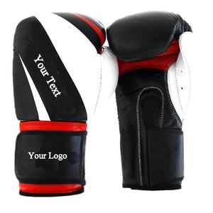 Gants de boxe en cuir synthétique pour hommes, design personnalisé, mitaines de sport martiaux, MMA Muay thaï, gantelets scintillants - Product Image 1