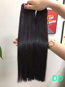 Faisceaux de cheveux humains vierges bruts non transformés de 26 pouces à cuticules alignées os perruques à tissage droit dentelle extensions tissées vietnamiennes - Product Image 3