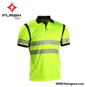 Uniforme de Construction sur mesure pour hommes, chemise courte à manches longues, réfléchissant Hi Vis, sécurité sur route - Product Image 2