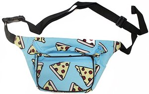 Sac banane mode unisexe sac de taille motif à pois logo personnalisé acceptable fonction antivol fermeture à glissière en polyester boîte sacs - Product Image 6