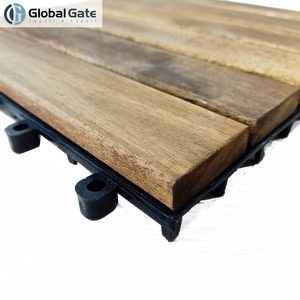 กระเบื้องไม้อะคาเซีย300x300ประสานประสานในร่ม/กลางแจ้งกระเบื้องดาดฟ้าไม้สไตล์โมเดิร์นดีไซน์แบบเวียดนาม - Product Image 3