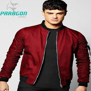 Chaqueta bomber Lisa roja personalizada para hombre - Product Image 2