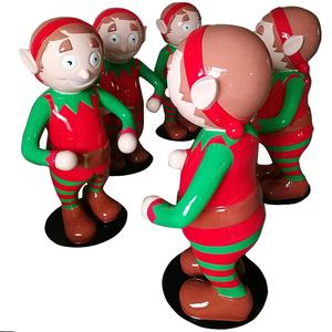 Statue elves/elfe de noël, décoration étanche en fibre de verre - Product Image 2