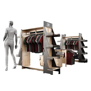 Expositie Houten Standaard Met Uw Logo 3X2M Eenvoudige Montage Hout Tentoonstellingsstand Voor Mode En Kleding Beurzen