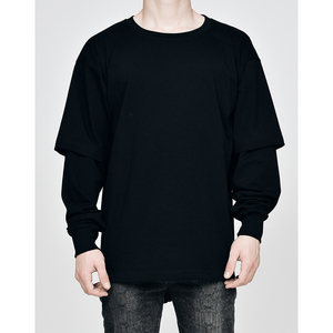 เสื้อยืดผ้าฝ้าย100% สำหรับผู้ชายผู้หญิงและเด็ก,เสื้อยืดคอกลมแขนเต็มชุด - Product Image 2