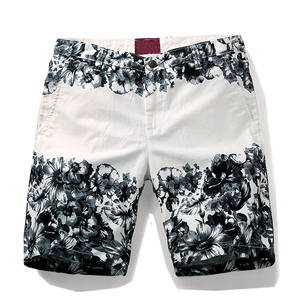 Short décontracté personnalisé pour hommes avec logo imprimé brodé de créateur Short lavable à taille élastique - Product Image 2