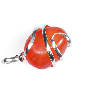 Supplier of Carnelian Wire <b>Wrap</b> Pendant | Carnelian Wire <b>Wrap</b> Pendant at Low Price - Product Image 1