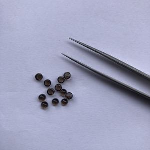 หินควอทซ์สโมคกี้ธรรมชาติ4มม. เรียบแบนราบแบบหลวมปรับเทียบได้จากผู้ผลิตออนไลน์ใน2025ราคาขายส่ง - Product Image 1