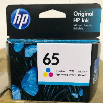 Penggunaan Kartrid Tinta Asli N9K01AA, 65 Warna N9K01AA dengan HP DeskJet 3720/3721/2621/2623