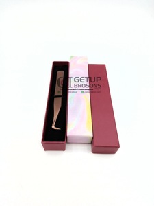 แหนบต่อขนตาพลาสม่าสีโรสโกลด์พร้อมโลโก้ของคุณเอง - Product Image 6