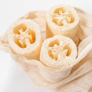 Organic Loofah <b>Sponges</b> Slices Wholesale Eco Friendly Cleaning Scouring Sclice Pads for Kitchen and <b>Bathroom</b> - Product Image 6