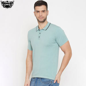 2021 personnalisé hommes demi manches pour Polo séchage rapide côtes conception élégant solide motif Terry Fabri vente en gros - Product Image 3