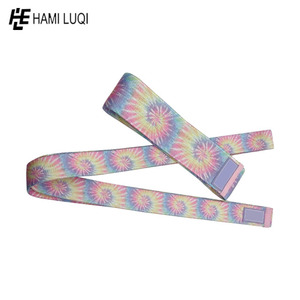 Bandas de resistencia de tela con logotipo personalizado, equipo de gimnasio, bandas de goma elásticas para entrenamiento, Yoga, deportes, Fitness, cadera, venta al por mayor - Product Image 4