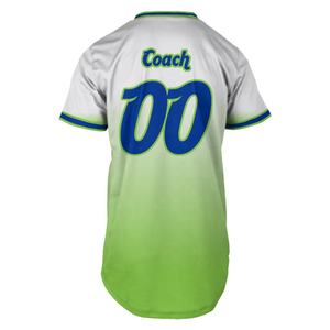 เสื้อเบสบอลแขนสั้นพิมพ์ซับลิเมชันเสื้อซอฟต์บอล100% โพลีเอสเตอร์เสื้อซอฟต์บอลพร้อมแขนอัด - Product Image 4