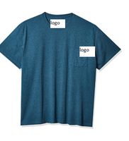 T-shirt à manches courtes pour homme, tricoté, écologique, respirant, anti-plis, séchage rapide, avec logo personnalisé, 50% polyester 50% coton