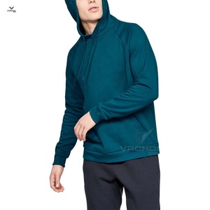 2019 qualité marque hommes à capuche automne pull sweat couleur unie Hip Hop Streetwear brodé Anti-rétrécissement - Product Image 5