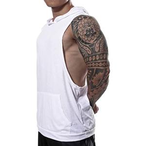 Latest fitness custom stringer hoodie tank tops muscle,tank top men plain screen printed gym vest for men - Product Image 1