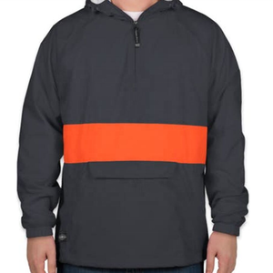 Veste coupe-vent de style High Street pour hommes vente en gros coupe-vent en nylon avec logo brodé sur mesure d'usine - Product Image 2