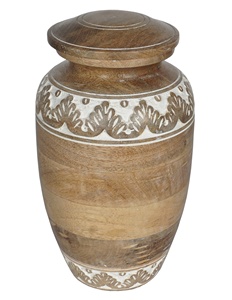 Urna de cremación de madera para cenizas humanos - Product Image 1