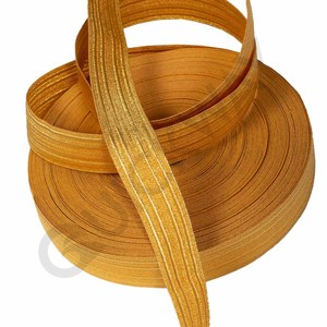 Ceremonial Mylar Gold | Uniforme ceremonial Encaje trenzado dorado Mejor trenza de encaje de color dorado sólido - Product Image 4