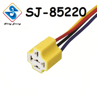 5 color lleva mini relé de arnés de cableado hembra Asamblea macho 5 pin conector automático arnés