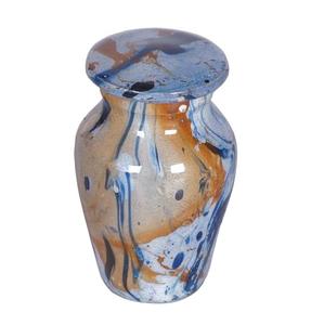 Urne souvenir en métal pour bébé de style américain blanc pour cendres funéraires Construction solide avec intérieur en velours satiné - Product Image 6