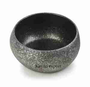 Modern Design Polished Hammered Silver Metal <b>Disposable</b> Party Bowl for Fruits - Product Image 4